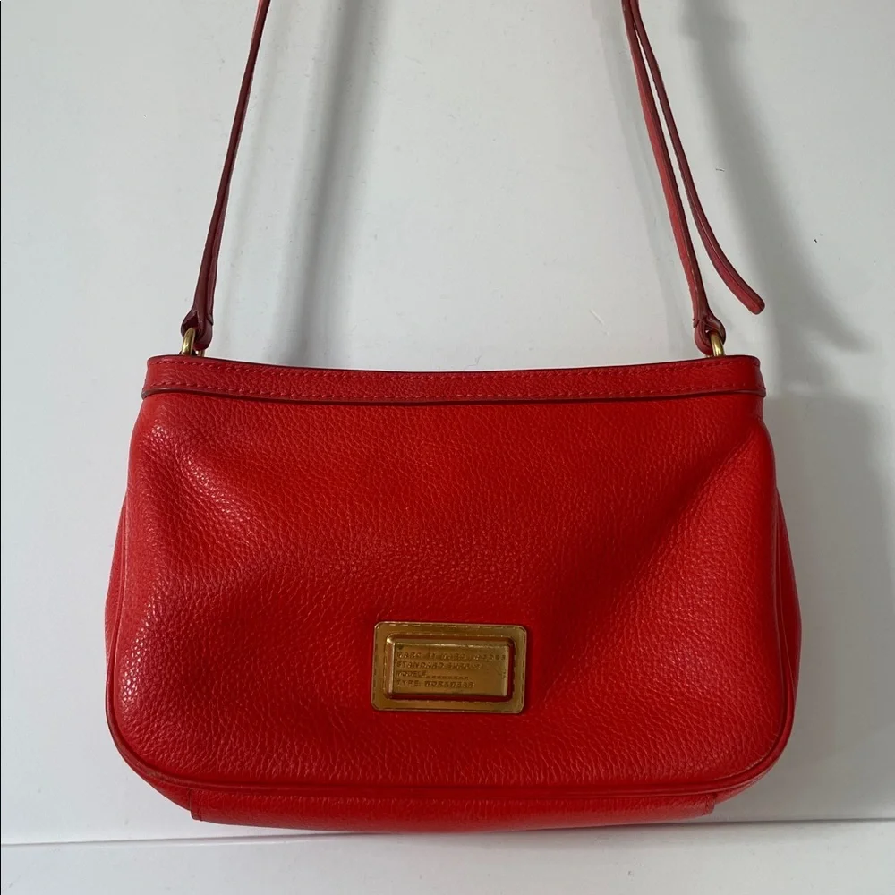 Marc by Marc Jacobs orange red crossbody bag - Picture 1 of 7